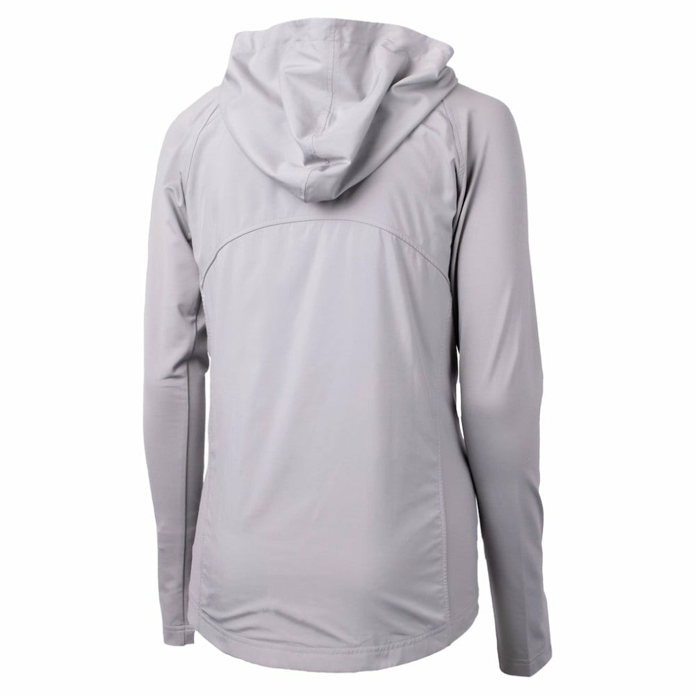 Gray San Francisco Giants Cutter & Buck Women's City Connect Adapt Eco Knit Hybrid Recycled Full-Zip Hoodie