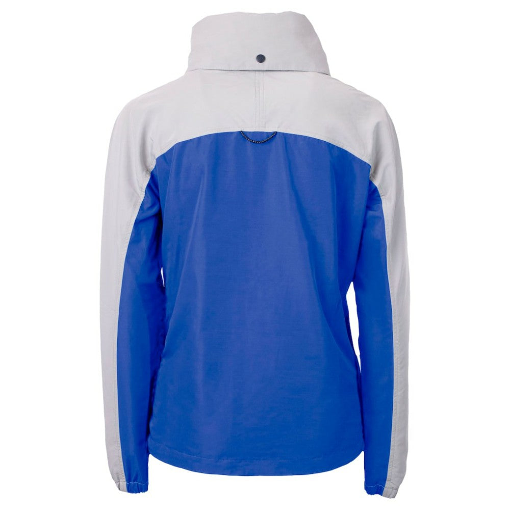 Royal Los Angeles Dodgers Cutter & Buck Women's City Connect Charter Eco Recycled Half-Zip Anorak Jacket