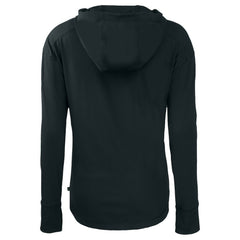 Black Washington Nationals Cutter & Buck Women's City Connect Daybreak Eco Recycled Full-Zip Hoodie