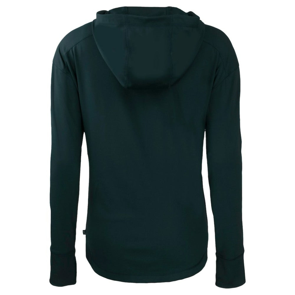 Navy Chicago Cubs Cutter & Buck Women's City Connect Daybreak Eco Recycled Full-Zip Hoodie