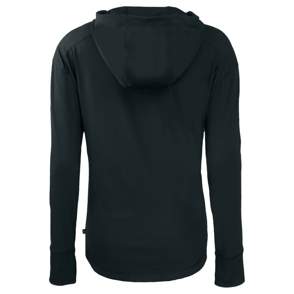 Black San Diego Padres Cutter & Buck Women's City Connect Daybreak Eco Recycled Full-Zip Hoodie
