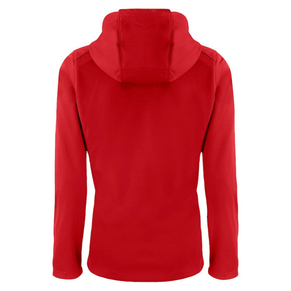 Red Los Angeles Angels Cutter & Buck Women's City Connect Evoke Eco Softshell Recycled Full-Zip Hoodie Jacket
