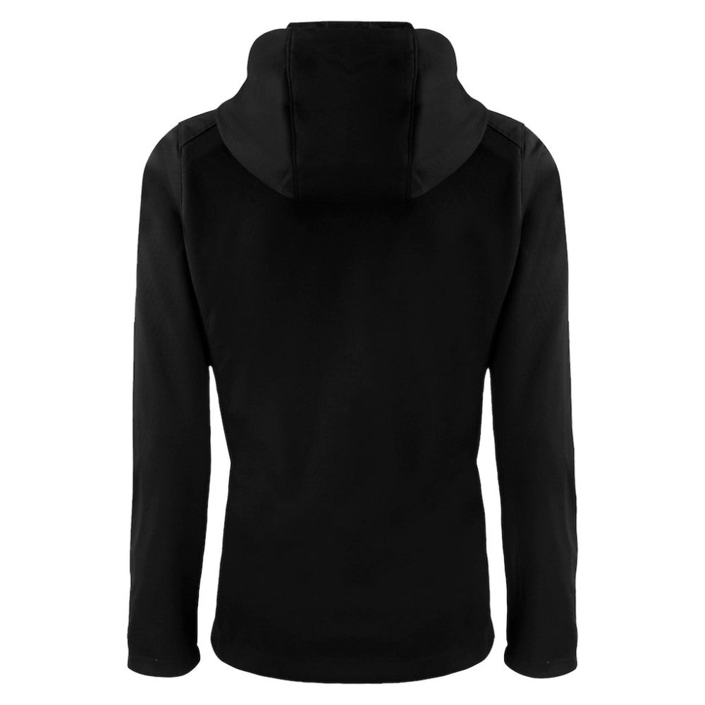 Black Chicago White Sox Cutter & Buck Women's City Connect Evoke Eco Softshell Recycled Full-Zip Hoodie Jacket