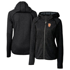 Heather Charcoal San Francisco Giants Cutter & Buck Women's City Connect Mainsail Full-Zip Hooded Jacket