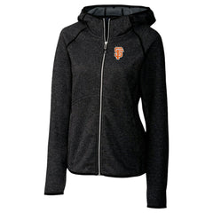 Heather Charcoal San Francisco Giants Cutter & Buck Women's City Connect Mainsail Full-Zip Hooded Jacket