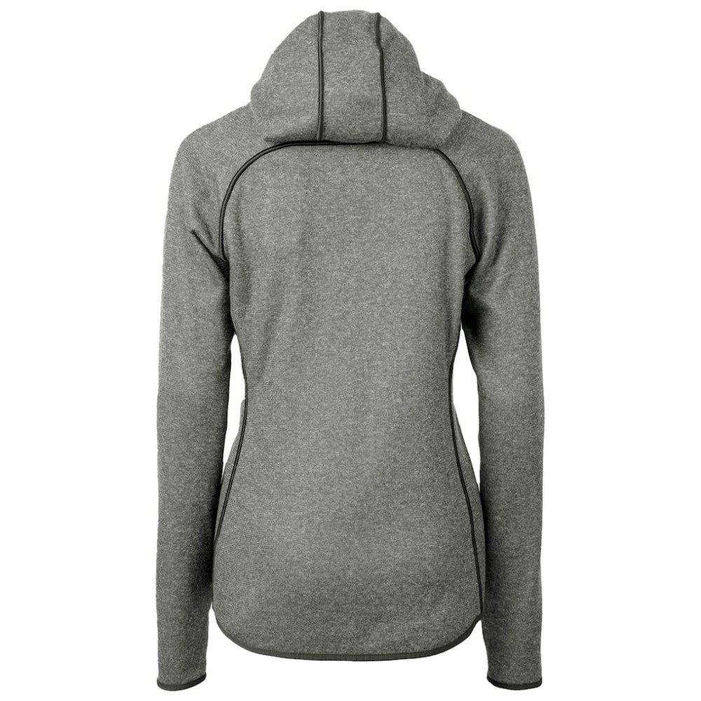 Heather Gray San Francisco Giants Cutter & Buck Women's City Connect Mainsail Full-Zip Hooded Jacket