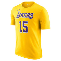 Nike Austin Reaves Los Angeles Lakers Icon Edition Name & Number T-Shirt