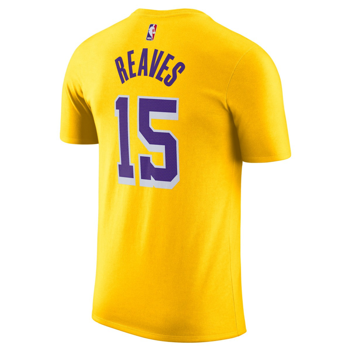 Nike Austin Reaves Los Angeles Lakers Icon Edition Name & Number T-Shirt