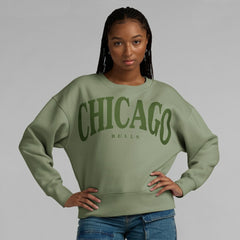 Fanatics Chicago Bulls Women's Elements Flow Pullover Sweatshirt sale