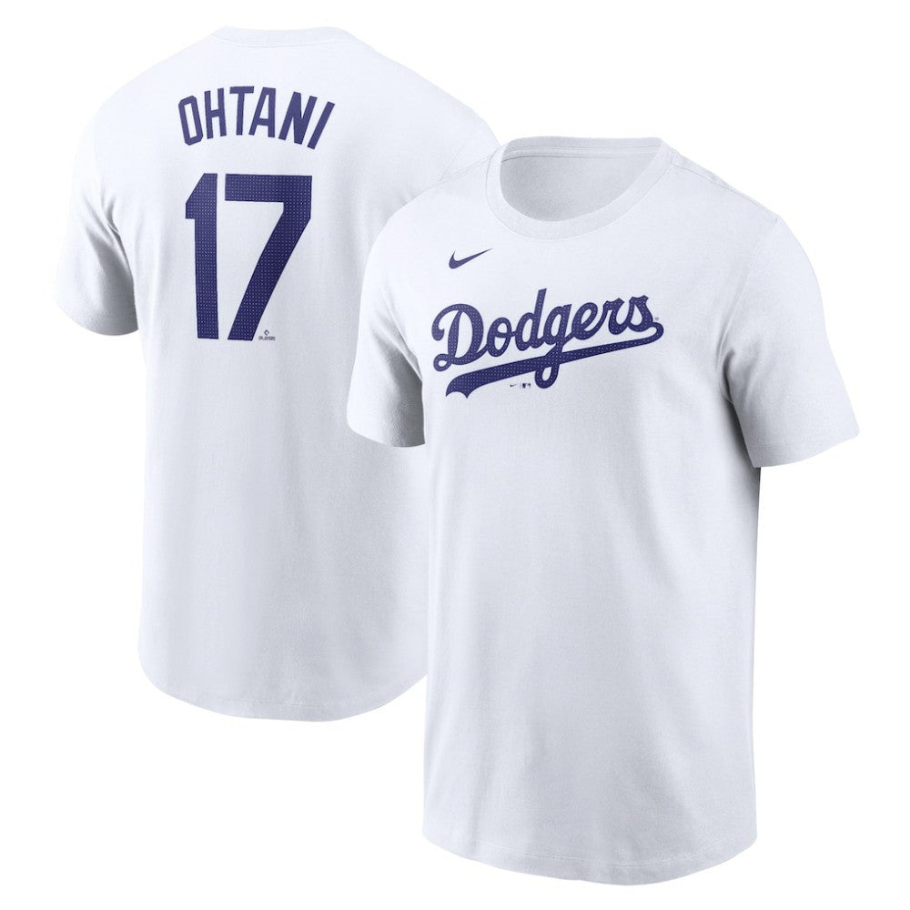 Shohei Ohtani Los Angeles Dodgers Nike 2024 Fuse Name & Number T-Shirt – White
