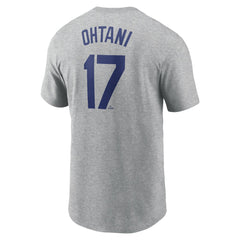 Shohei Ohtani Los Angeles Dodgers Nike 2024 Fuse Name & Number T-Shirt – Gray