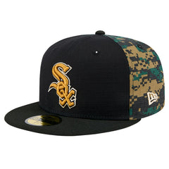 Black Chicago White Sox New Era Digi Camo 59FIFTY Fitted Hat