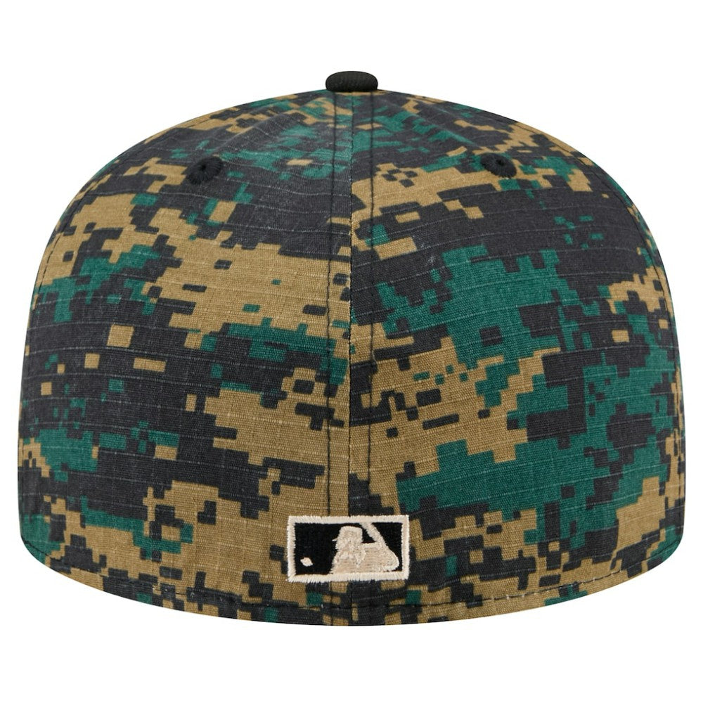 Black Pittsburgh Pirates New Era Digi Camo 59FIFTY Fitted Hat