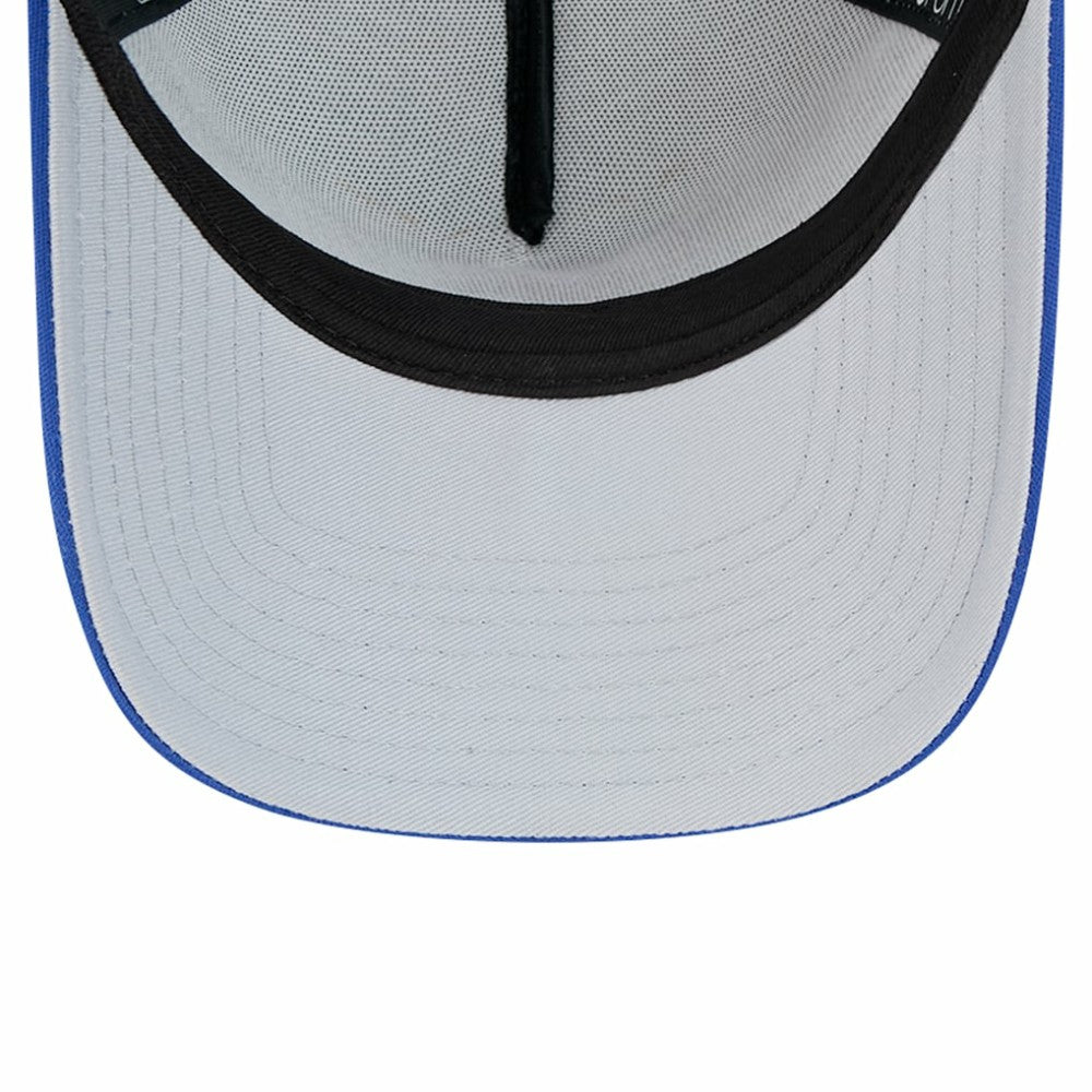 White Chicago Cubs New Era Retro Wordmark 9FORTY A-Frame Trucker Adjustable Hat