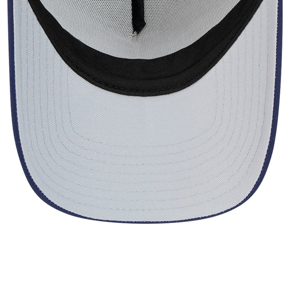 White Chicago White Sox New Era Retro Wordmark 9FORTY A-Frame Trucker Adjustable Hat