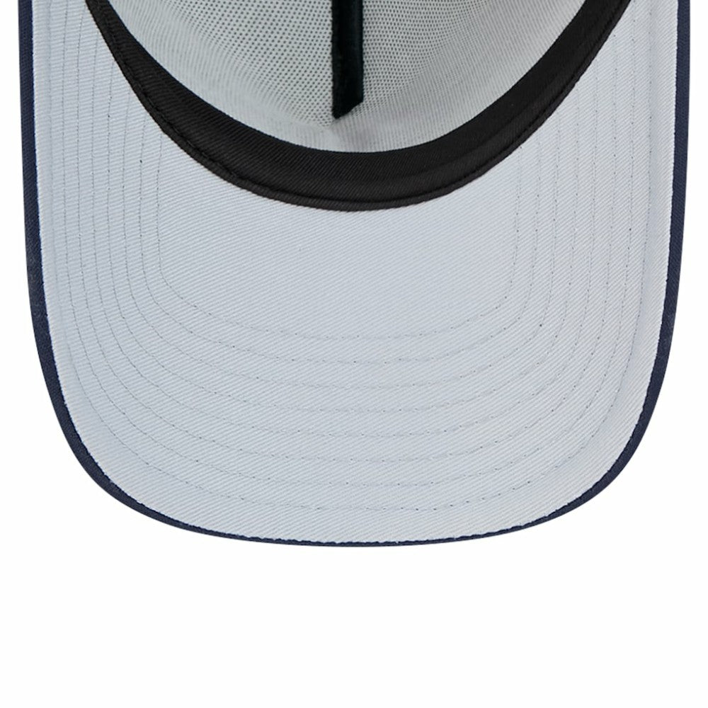 White Houston Astros New Era Retro Wordmark 9FORTY A-Frame Trucker Adjustable Hat