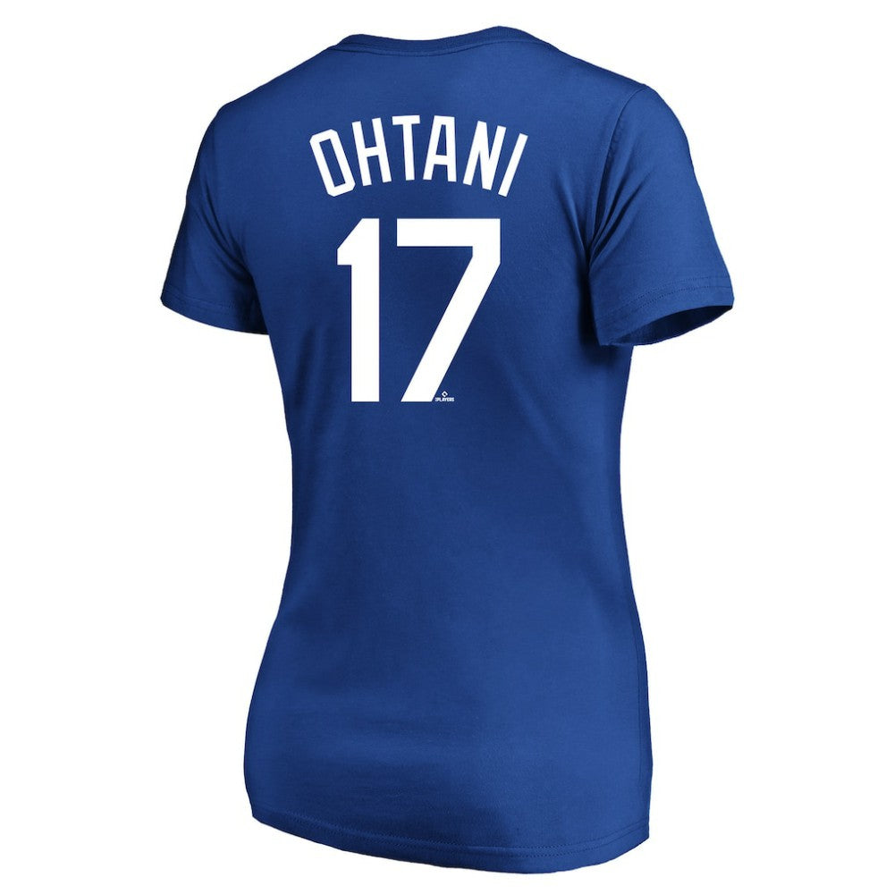 Royal Shohei Ohtani Los Angeles Dodgers Fanatics Women's Plus Size Name & Number T-Shirt