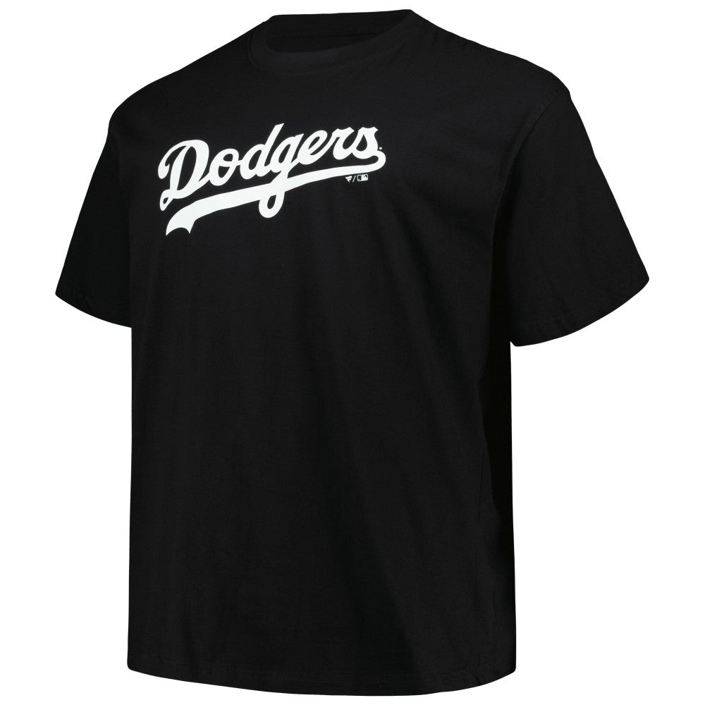 Black Shohei Ohtani Los Angeles Dodgers Profile Big & Tall Name & Number T-Shirt