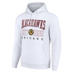 NHL Chicago Blackhawks Starter Retro Graphic Pullover Hoodie
