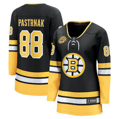 NHL David Pastrnak Boston Bruins Fanatics Women's 100th Anniversary Breakaway Jersey
