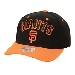 Black San Francisco Giants Mitchell & Ness  All In 2.0 Adjustable Hat
