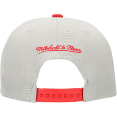 Gray Philadelphia Phillies Mitchell & Ness Knock Out Panel Snapback Hat