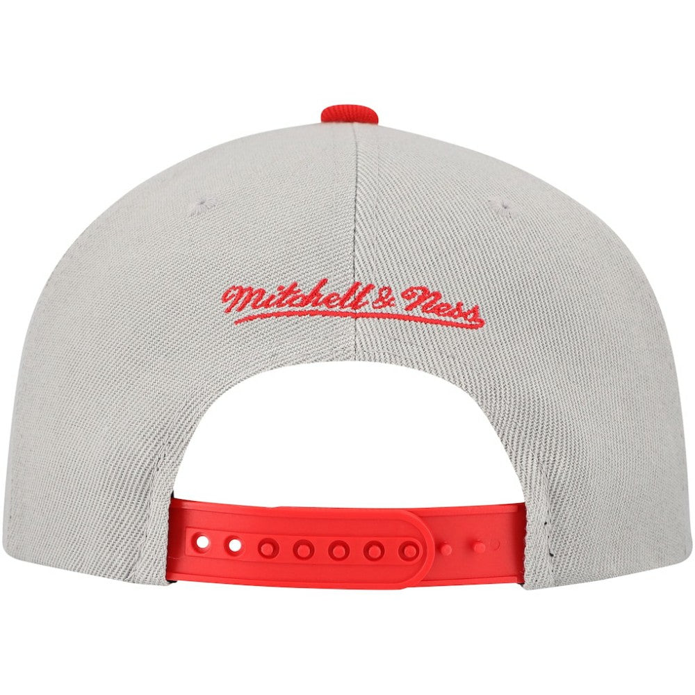 Gray St. Louis Cardinals Mitchell & Ness Knock Out Panel Snapback Hat