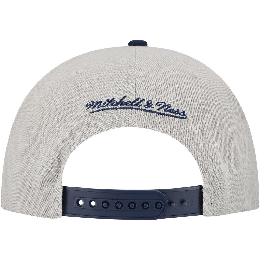 Gray Detroit Tigers Mitchell & Ness Knock Out Panel Snapback Hat