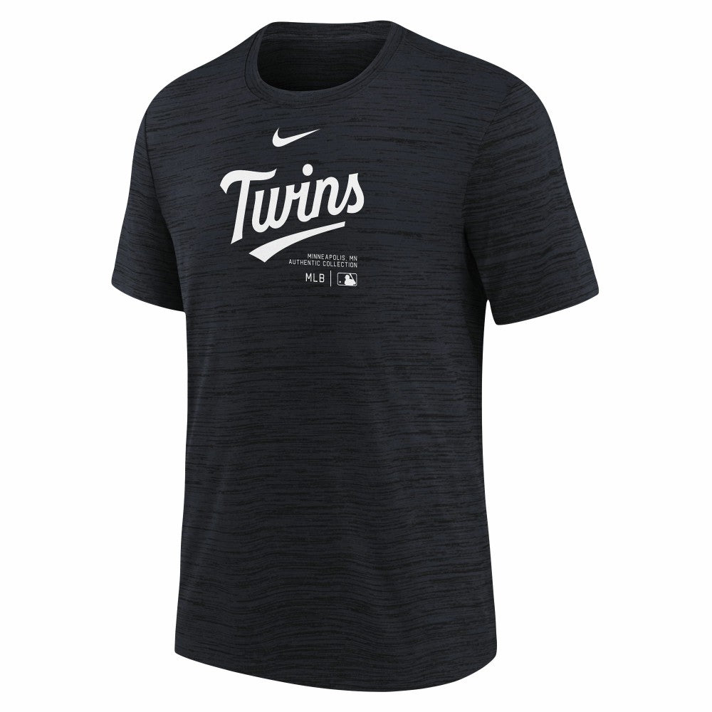 Navy Minnesota Twins Nike Youth Authentic Collection Practice Performance T-Shirt