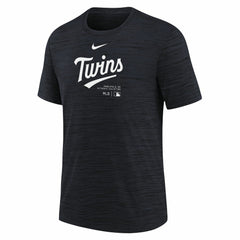 Navy Minnesota Twins Nike Youth Authentic Collection Practice Performance T-Shirt