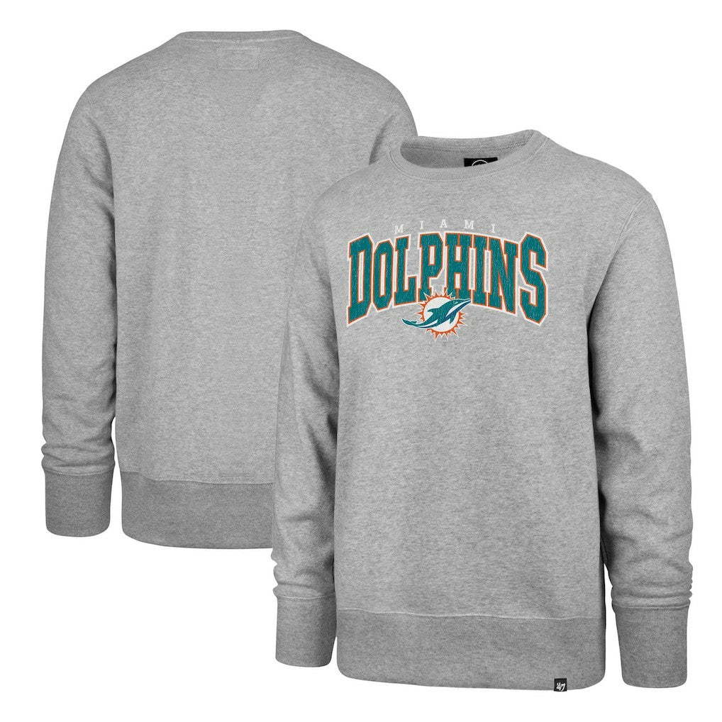 '47 Varsity Block Headline Pullover Sweatshirt - Miami Dolphins Pullover
