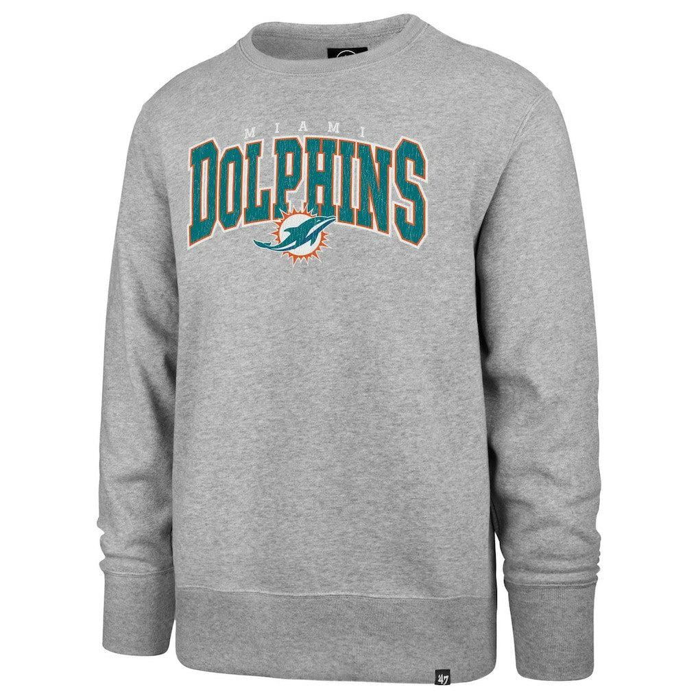 '47 Varsity Block Headline Pullover Sweatshirt - Miami Dolphins Pullover