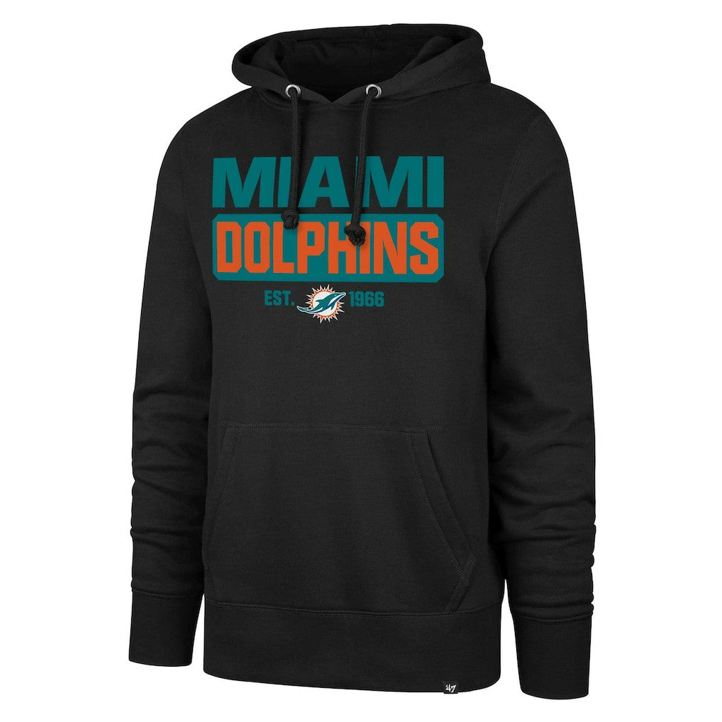 '47 Box Out Headline Pullover Hoodie - Miami Dolphins Hoodies