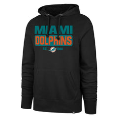 '47 Box Out Headline Pullover Hoodie - Miami Dolphins Hoodies