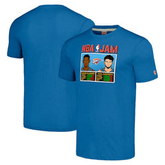 Shai Gilgeous-Alexander & Chet Holmgren Oklahoma City Thunder Homage Unisex NBA Jam Tri-Blend T-Shirt