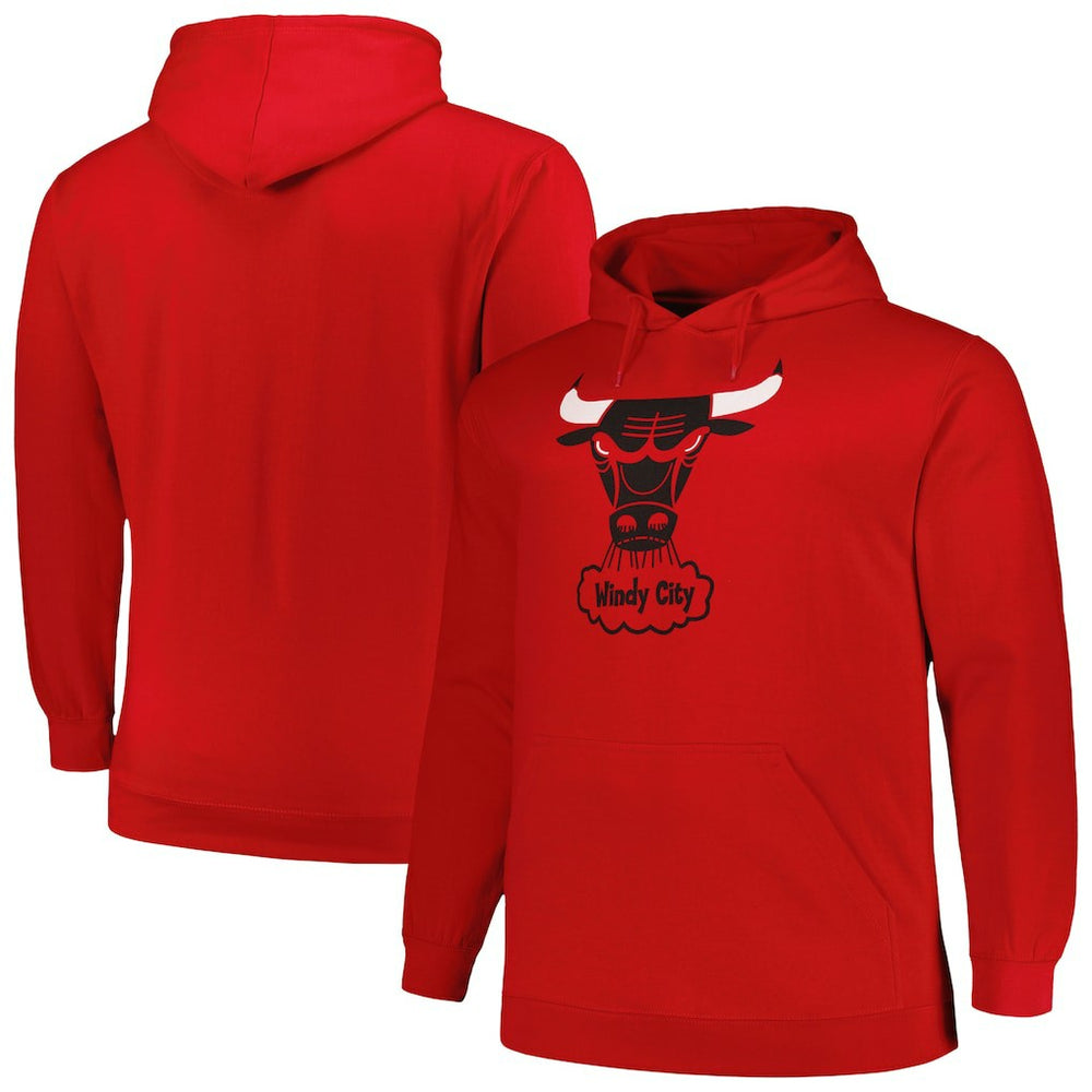 Mitchell & Ness Chicago Bulls Hardwood Classics Big & Tall Pullover Hoodie