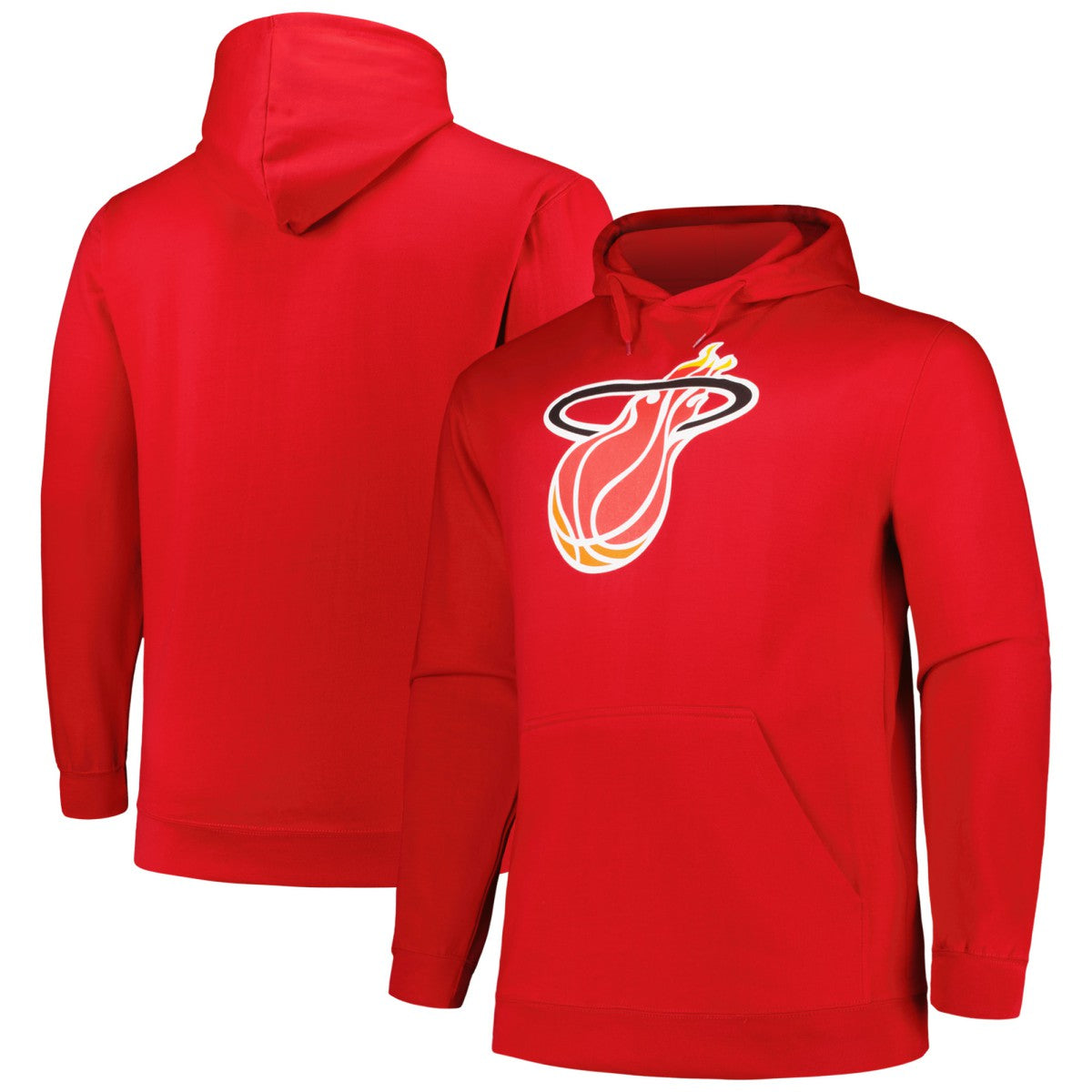 Mitchell & Ness Miami Heat Hardwood Classics Big & Tall Pullover Hoodie