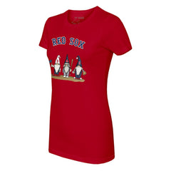 Red Boston Red Sox Tiny Turnip Women's Gnomes T-Shirt