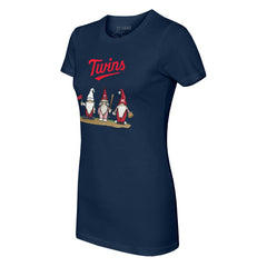 Navy Minnesota Twins Tiny Turnip Women's Gnomes T-Shirt
