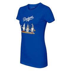 Royal Los Angeles Dodgers Tiny Turnip Women's Gnomes T-Shirt