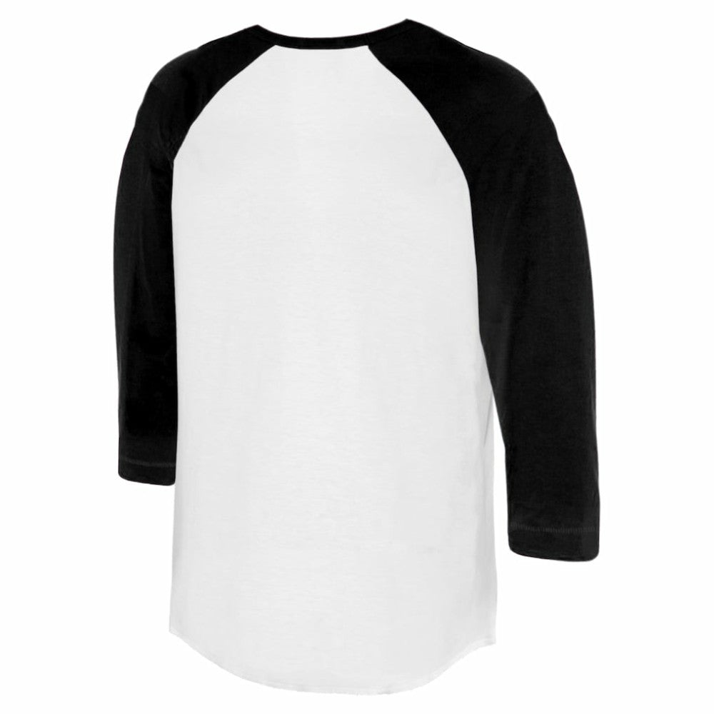 White/Black Chicago White Sox Tiny Turnip Unisex Monster Truck 3/4-Sleeve Raglan T-Shirt