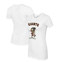 White San Francisco Giants Tiny Turnip Women's 2024 Year of the Dragon T-Shirt