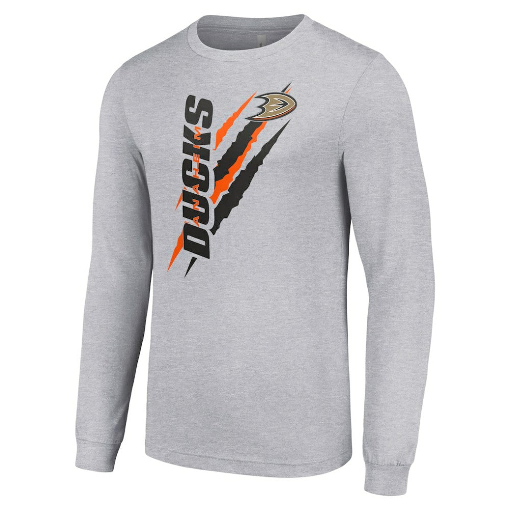 NHL Anaheim Ducks Starter Color Scratch Long-Sleeve T-Shirt