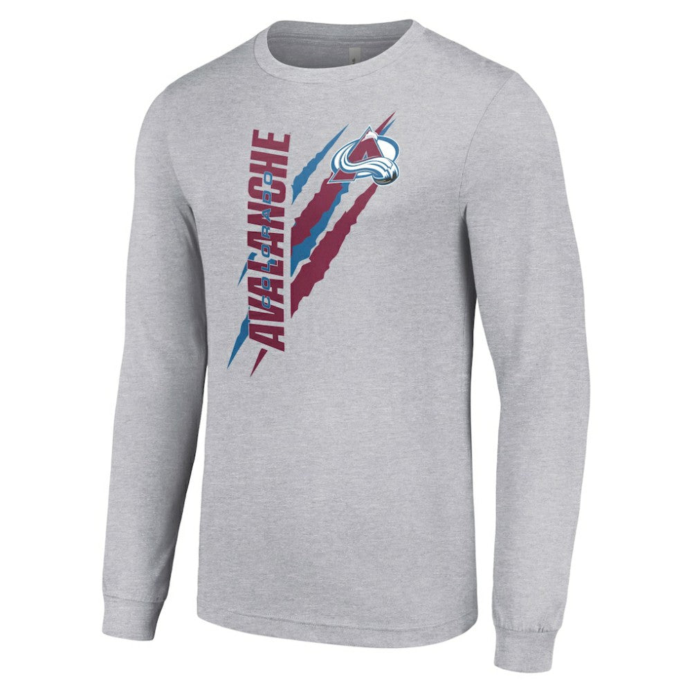 NHL Colorado Avalanche Starter Color Scratch Long-Sleeve T-Shirt