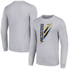 NHL Nashville Predators Starter Color Scratch Long-Sleeve T-Shirt