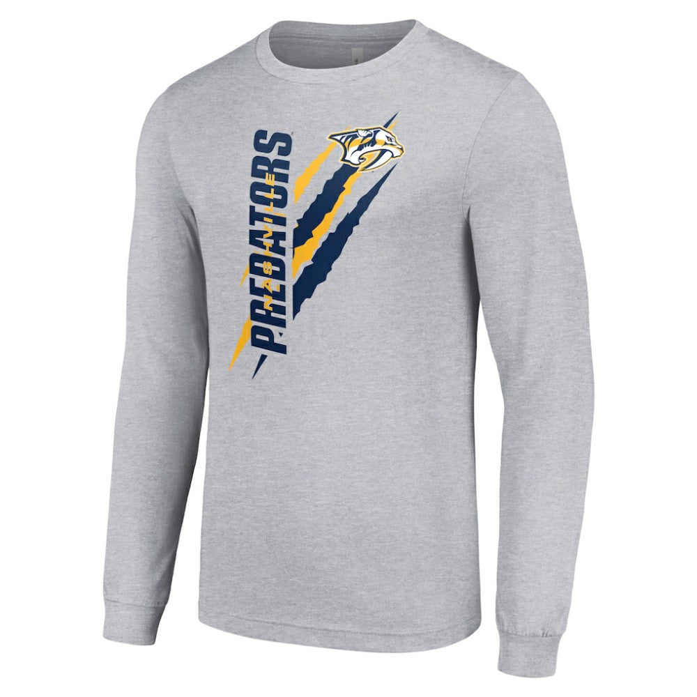 NHL Nashville Predators Starter Color Scratch Long-Sleeve T-Shirt