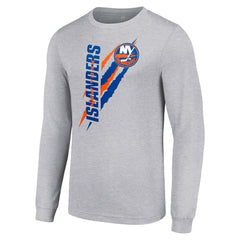 NHL New York Islanders Starter Color Scratch Long-Sleeve T-Shirt