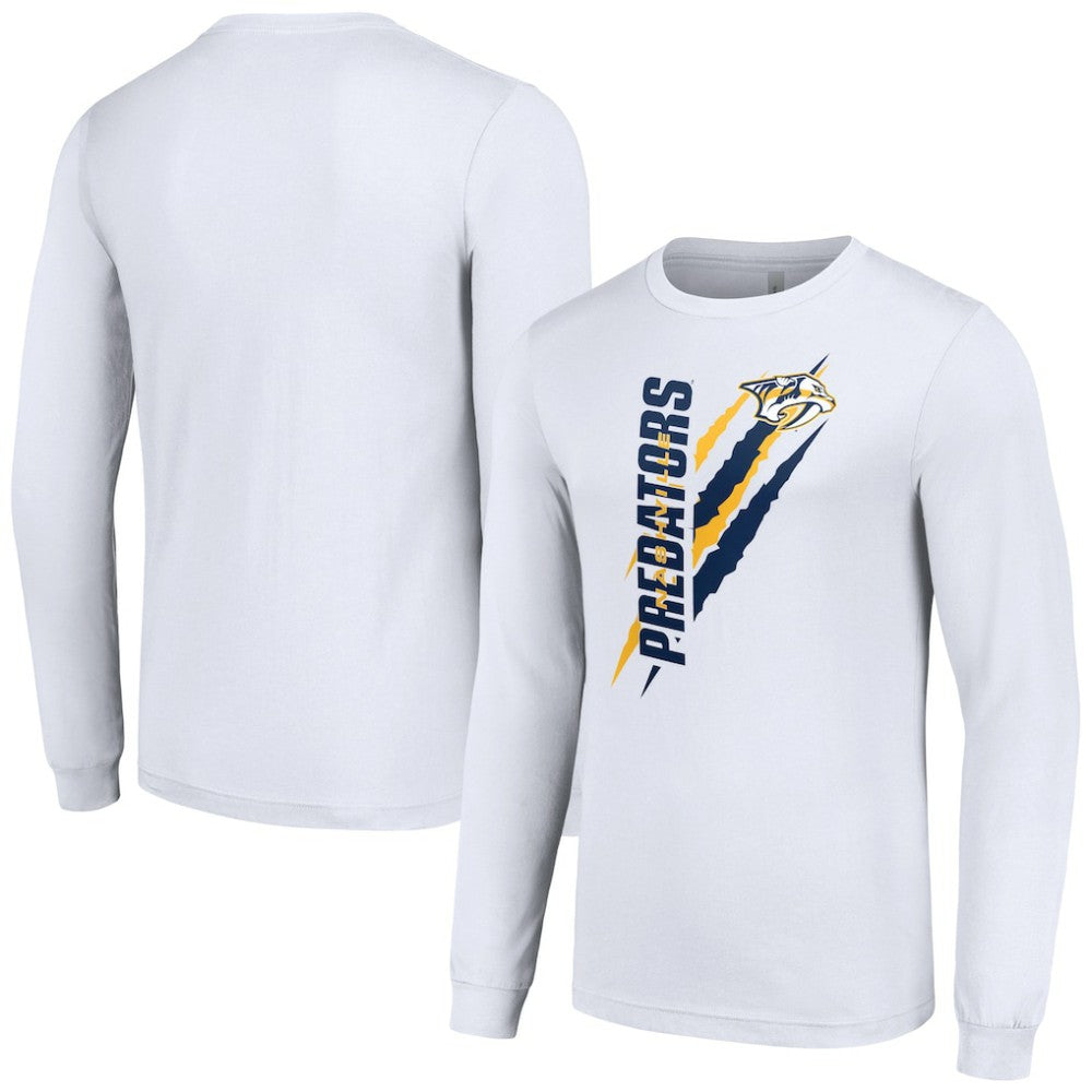 NHL Nashville Predators Starter Color Scratch Long-Sleeve T-Shirt