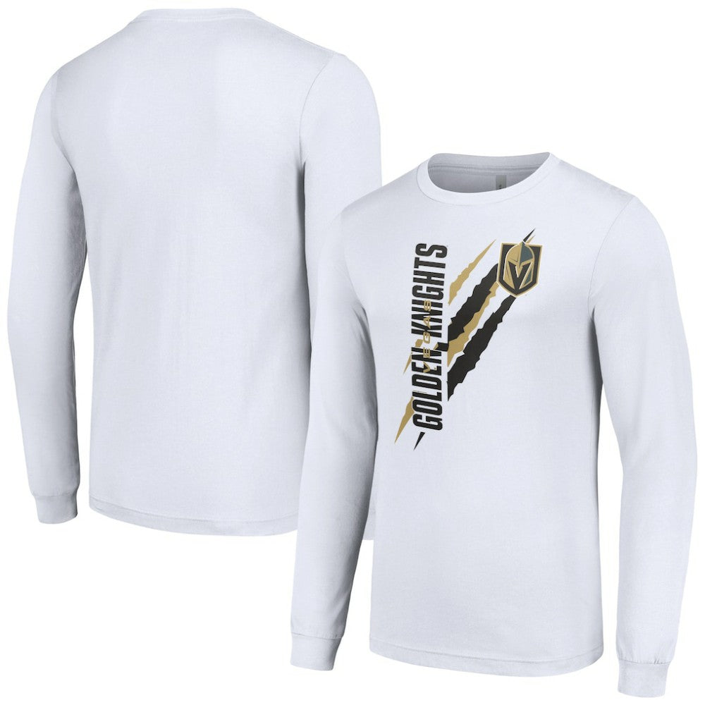 NHL Vegas Golden Knights Starter Color Scratch Long-Sleeve T-Shirt
