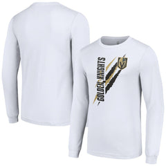 NHL Vegas Golden Knights Starter Color Scratch Long-Sleeve T-Shirt